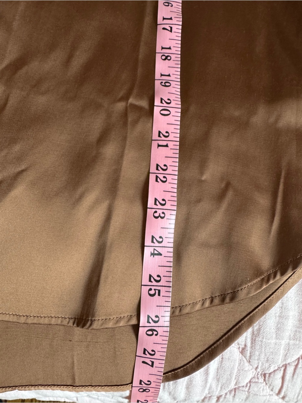 Abercrombie & Fitch Oversized Satin Button-Up Shirt - Picture 7 of 8